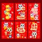 6Pcs 2026 Year Horse Zodiac Red Cash Envelopes, Chinese New Year Red Packets, Lucky Money Gift Bag