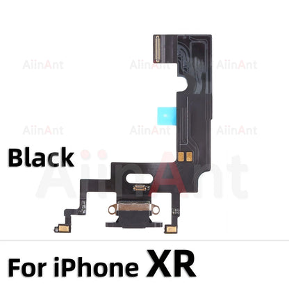AiinAnt Dock USB Mic Board Charger Connector Fast Charging Port Flex Cable For iPhone X Xr Xs Max 7 8 Plus