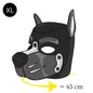 Sexy Charm Adult Rave Lingerie with Fetish Dog Hood Chest Harness Single Glove Arm Binder for Couple BDSM Body Bondage Clothing