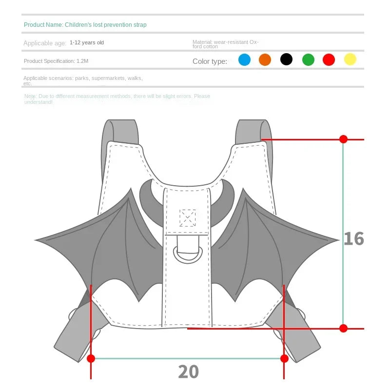 Baby Safety Walking Harness Belt Child Reins Aid Toddler Kids Strap Anti Lost Line Outdoor Keep Harnesser for Secure Stroll