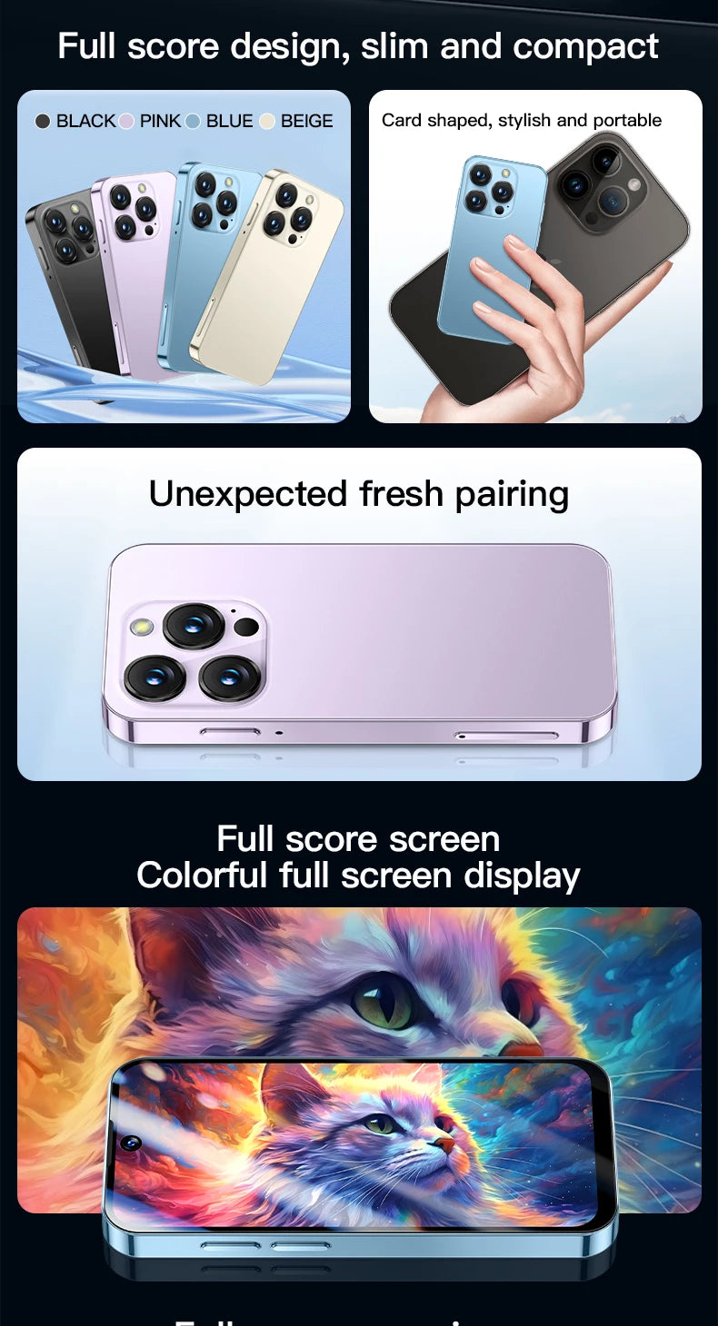 SERVO 19PRO Android Mini Smartphone 4G LTE Dual SIM Standby 6GB RAM 128GB ROM Play Store WiFi OTG 3.88" Screen Small Smart Phone