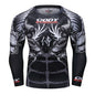 New Men Sports Jiu Jitsu BJJ Suit Gym Fitness Compression Clothes Running Jogging Sport Wear Exercise Workout Rashguard Tights