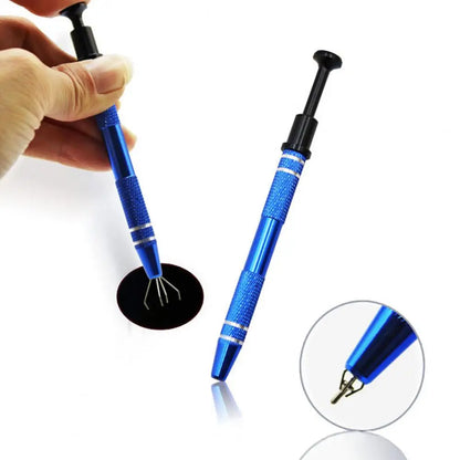 4 Claws Tweezer Jewelry Beads Holder Gems Parts Screws Pick-up Tools Grabber Catcher Jewelry Clip 4 Prongs Tweezer