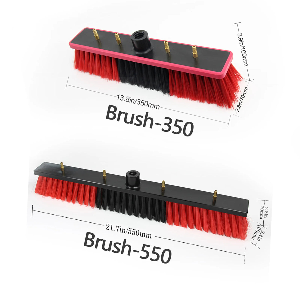 CNHOPOLE Accessory for Water Fed Pole Brush Head Window Solar Panel Cleaning (Without Pole)