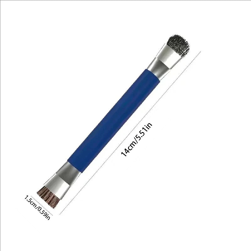 Anti-Static ESD Safe Double Headed Brush Circuit Board Repair for IC Chip PCB Welding Mobile Phone/Computer Mainboard Cleaning