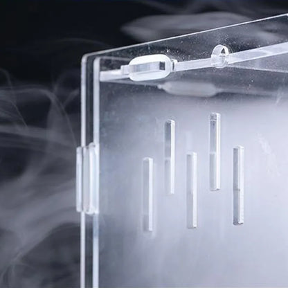 Acrylic Transparent Reptile Terrarium Breeding Box Turtle Cage Nano Arboreal Tarantula Enclosure Dearded Dragon Reptiles Habitat