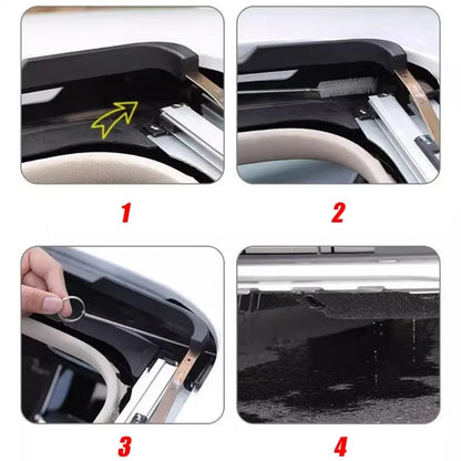 Drain Hole Car Cleaning Pipe Brushes Flexible Drain Dredge Sunroof Cleaning Scrub Brush Car Wash Cleaning Tool Accessories 3/5m