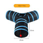 Cat Tunnel Toy 3-Way Foldable Pet Playhouse Crinkle Paper Bell Durable Oxford Cloth Animal Tunnel Kittens/Rabbits/Guinea Pigs