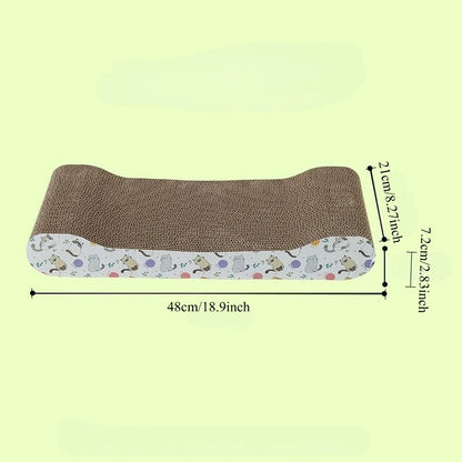 Cat Toys cat scraper sharpening claw cardboard corrugated board scratch-resistant cat scratch board Cat toy sofa cushion bed