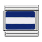 Hapiship Fashion Navy Ship International Maritime Signal Code Nautical Flag Charm Links Fit 9mm Stainless Steel Bracelet DJ391
