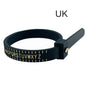 UK/US/EU/HK/JP Ring Sizer Finger Circumference Size Measurement Belt Measuring Reusable Finger Size Gauge Jewelry Sizing Tool