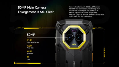 Ulefone Armor Mini 20 4G 4.7" Rugged Phone 64MP Night Camera Android 14 Smartphone 6200mAh Mobile Phone NFC 16GB+256GB 33W G99