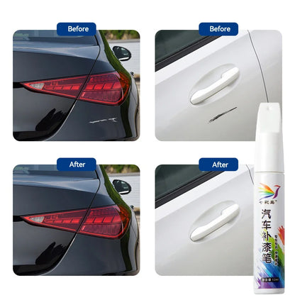 Car Paint Scratches Repair Pen Waterproof Paint Marker Pen Car Tyre Tread Care Automotive Maintain Pens Black White Red Silver