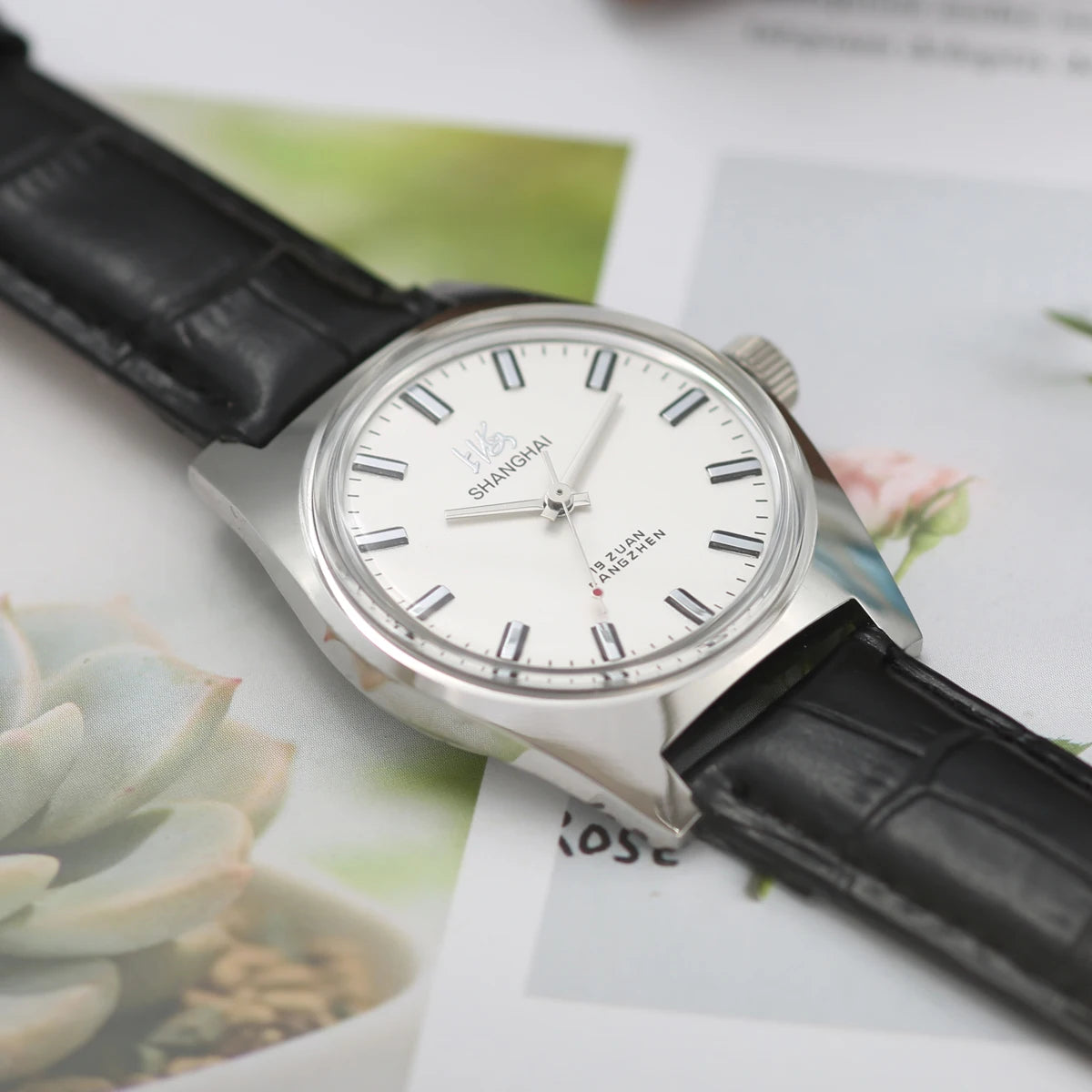 Shanghai Watch Vintage Collector Timepiece Gift for Gentlemen Wholesale Drop Shipping  Men's Manual Mechanical Watches