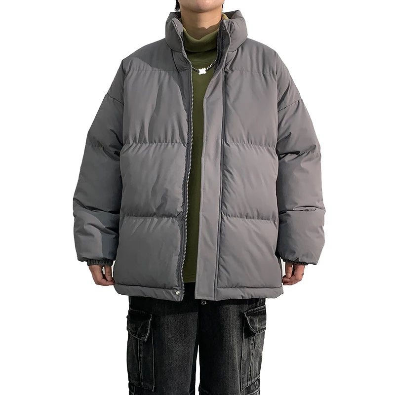 Winter Parka Men Brown Thick Warm Jackets Big Size 6xl 7xl 8xl Oversize Cotton Padded Windbreaker Outwear Waterproof Loose Coats