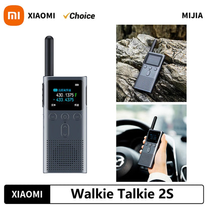 Xiaomi Walkie-talkie 2S Upgraded Version Ultra-light Ultra-thin Support Bluetooth Headset Connection Ultra-long Standby Outdoor-