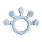BPA-Free Baby Silicone Teether Sensory Toy Food-Grade Chewable Toy Teething Ring Easy-Grip Infant Teething Toy Newborn Gift