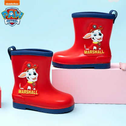 Genuine PAW patrol Rain boots Mars Skye Rubble Chase, Colorful Options Durable Footwear for Toddlers in Wet Condition