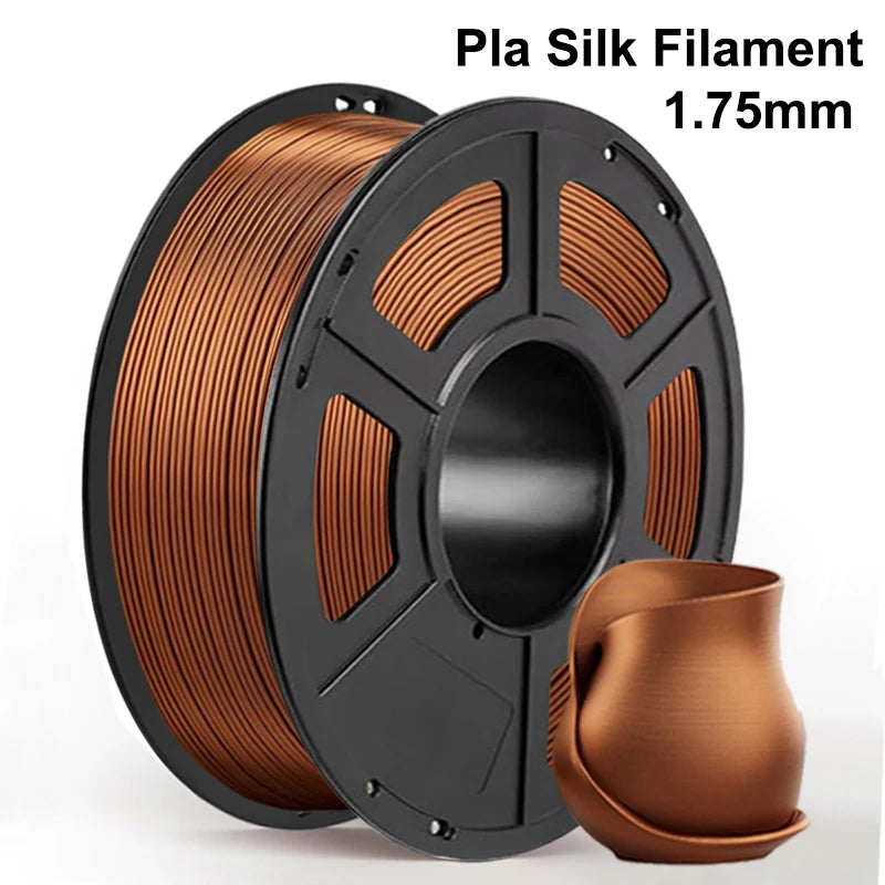 250g 500g 1Kg PLA Silk Copper 3D Printer Filament 1.75mm Copper Silk For 3D Printer Material PLA Filament
