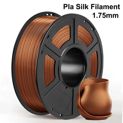 250g 500g 1Kg PLA Silk Copper 3D Printer Filament 1.75mm Copper Silk For 3D Printer Material PLA Filament