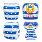 U PICK ALVABABY Swim Diaper Adjustable Swim Nappy for Swimming Lessons Fashion Design Swimming Nappy for Baby Under 8 Months