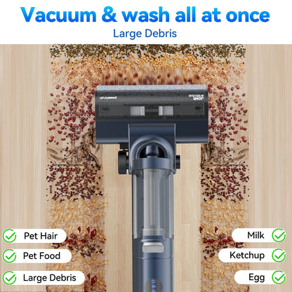 JONR ED12 Pro Cordless Vacuum Cleaner Wet & Dry Vertical Vacuum Cleaner with Hot Air Dry Self-Cleaning For Smart Home Appliances