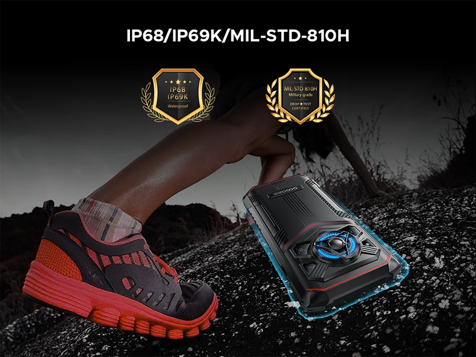Global Version DOOGEE Blade20 Play 5G Rugged Phone 6.6'' Gemini Al 125dB Speaker 10300mAh Battery NFC Android 15 Mobile Phone