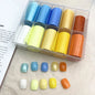 1 Box New Metal Nail Foils for Matt Transfer Paper Neon Stickers Champagne Nails Wraps Silver DIY Chameleon Nail Art Decorations