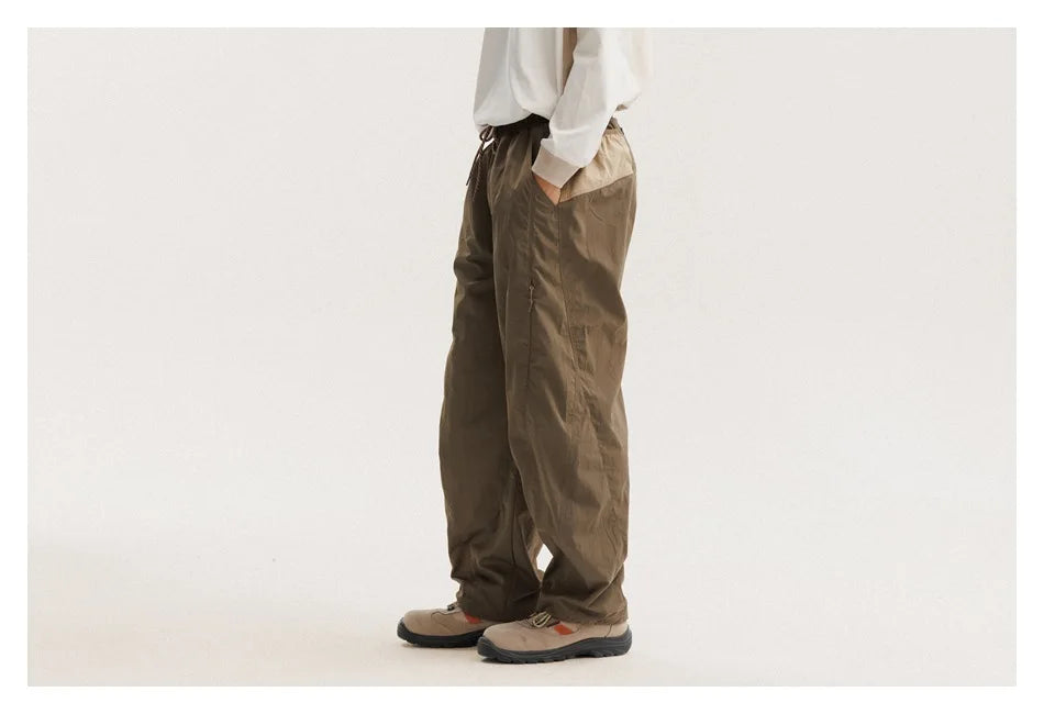 Outdoor Sports Casual Track Pants Men Women Lightweight Hiking Breathable Waterproof Quick Dry Loose Techwear Cargo Pant Trouser