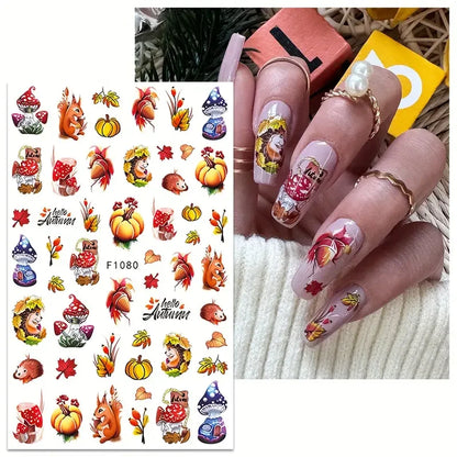 Black and White Love Flowers Line Art 3D Stickers Nail Decals Nail Art Accessories Butterfly Rose Nail Stickers Nail Sliders