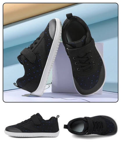 Kids wide foot barefoot shoes boys and girls minimalist kids sneakers natural opening shoes toddler small big kids walking shoes