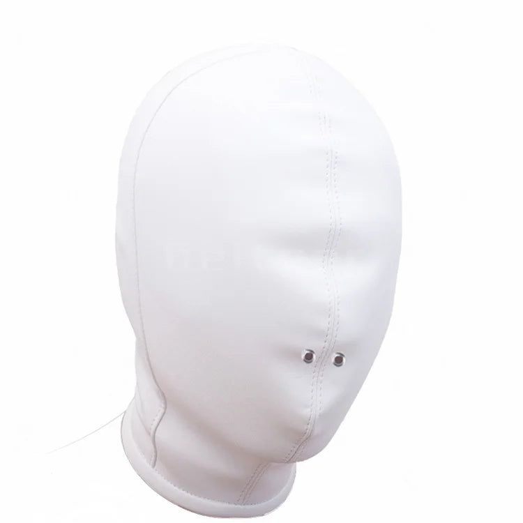 Soft PU Leather Headgear Mermaid Straitjacket Head Hood Body Harness Adjustable Leg Binder BDSM Restraint Sex Toy Slave Roleplay