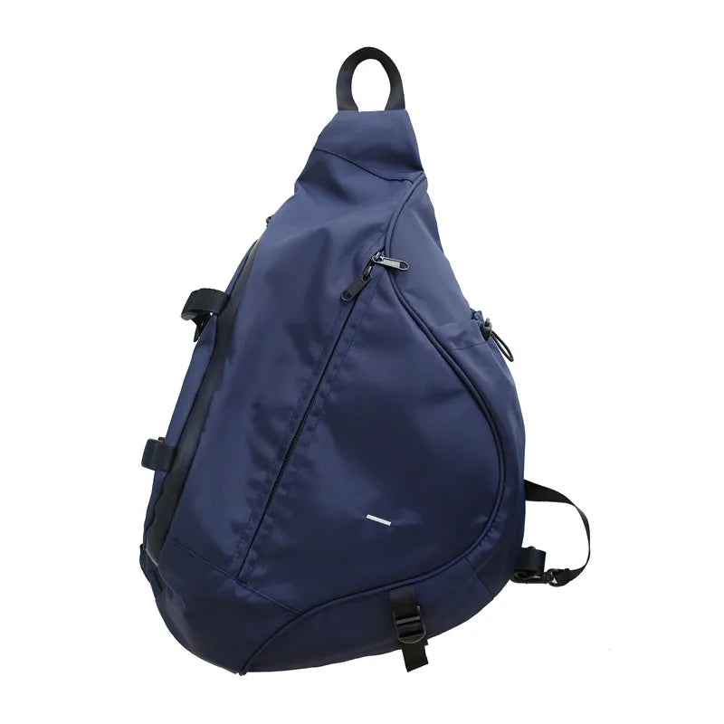 Large Capacity Men's Chest Pack Casual Hip Hop Travel Unisex Crossbody Bag High Quality Nylon Storage Shoulder Bag Free Shipping