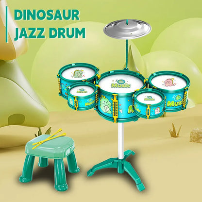 Drums, Jazz Drums, Music Enlightenment for Children and Babies, Toys, Imitation Musical Instruments, Beginners Practicing Music