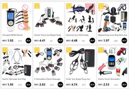 Strongest BDSM Electro Stimulation E-Stim Host Medical Themed Sex Toy Anal Plug Cock Ring Urethral Sound Dilator Pads For Men