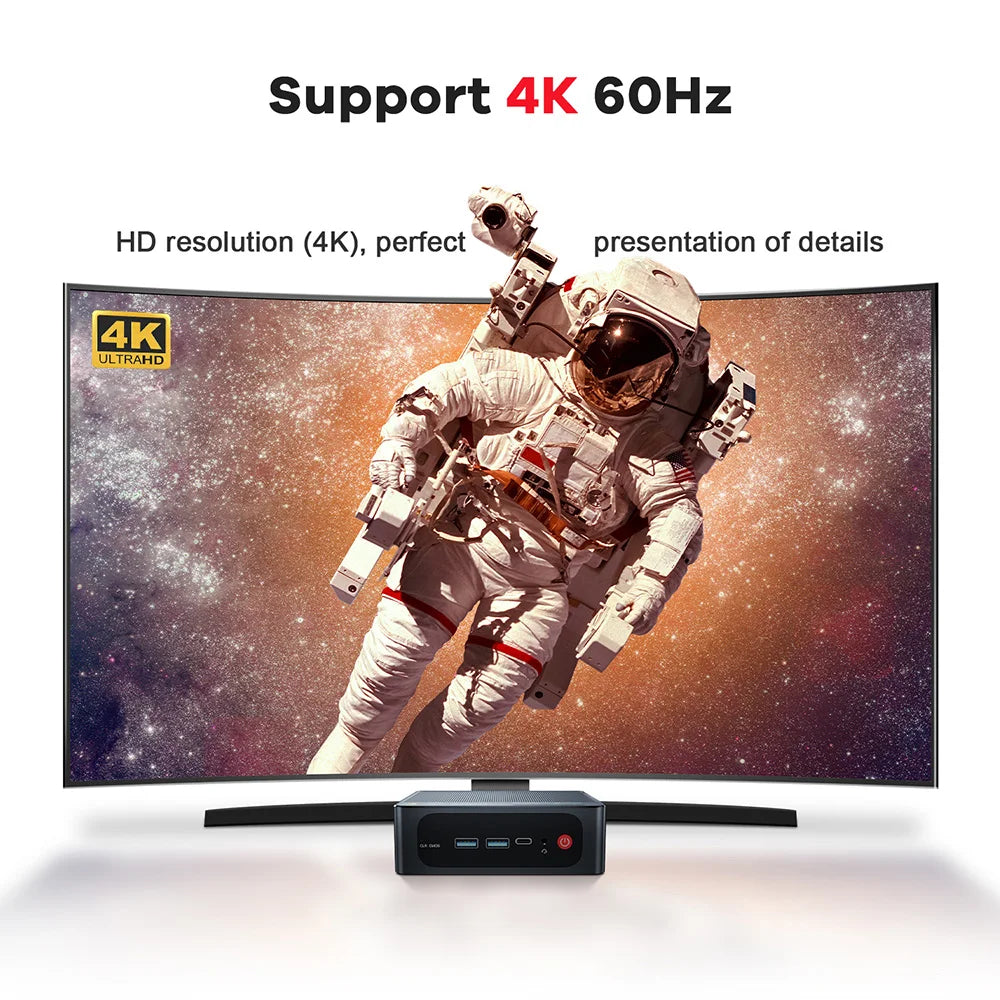 Beelink SER5 Max AMD Ryzen7 7735HS R3 3200U R5 5500U 5625U 16G RAM 500G SSDNVME Mini PC Suppor 4K Type-C Gaming Desktop Computer