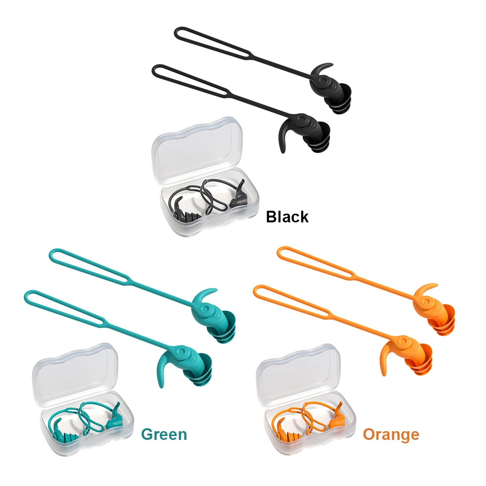 Swim Ear Plugs Silicone Waterproof Anti-noise Pool Accessories Swimming Earplugs Water Sports Swim Swimming Ear Plugs