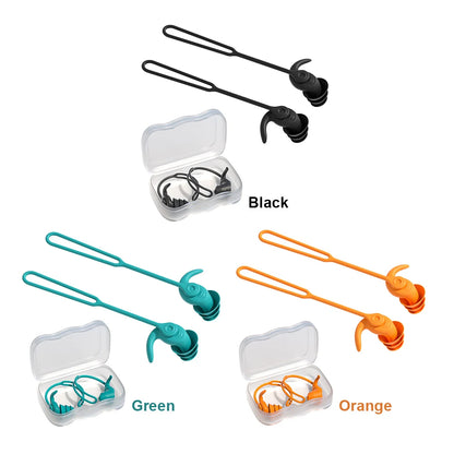 Swim Ear Plugs Silicone Waterproof Anti-noise Pool Accessories Swimming Earplugs Water Sports Swim Swimming Ear Plugs
