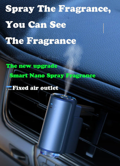Electric Auto Air Diffuser Aroma Car Air Vent Humidifier Mist Wood Grain Oil Aromatherapy Car Air Freshener Perfume Fragrance