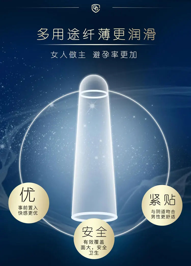 Female Condoms For Women More Comfortable Freedom Orgasm Lubricant Ultra Thin Condom Sterile Safe Sex Toys For Woman