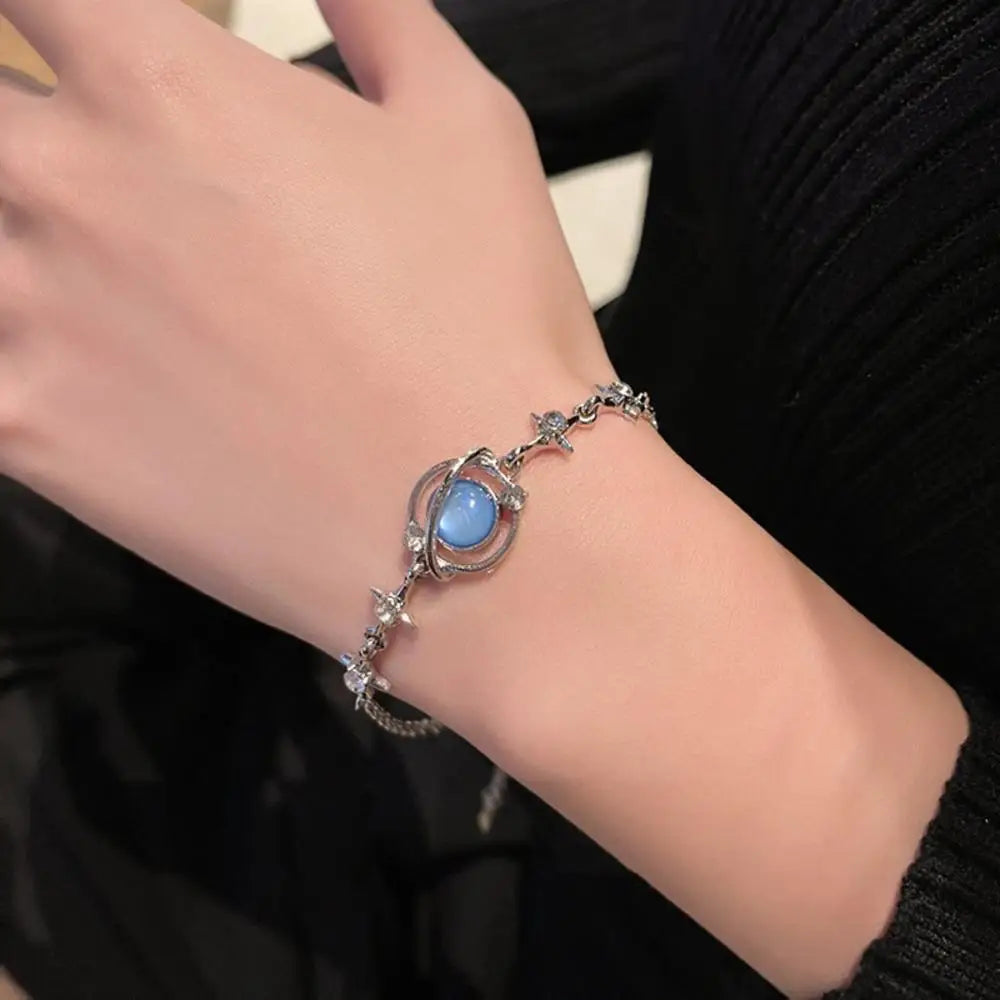 Zinc Alloy Bracelet Sparkling Zircon Flower Bracelet Handmade Bracelet Alloy For Daily Wear Fashion Accessory Party
