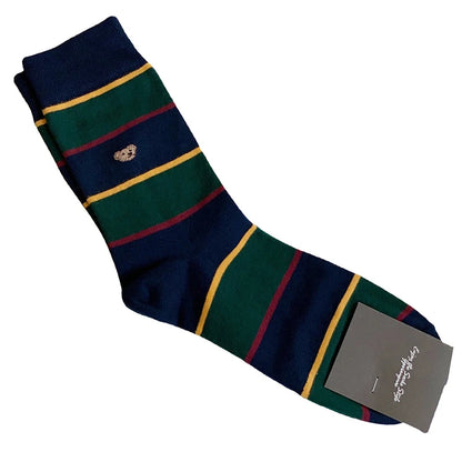 Good Quality Cartoon Gentleman Bear Men's Socks Cotton Harajuku Style Sport Boys Skateboard Novelty Breathable  Christmas Gifts