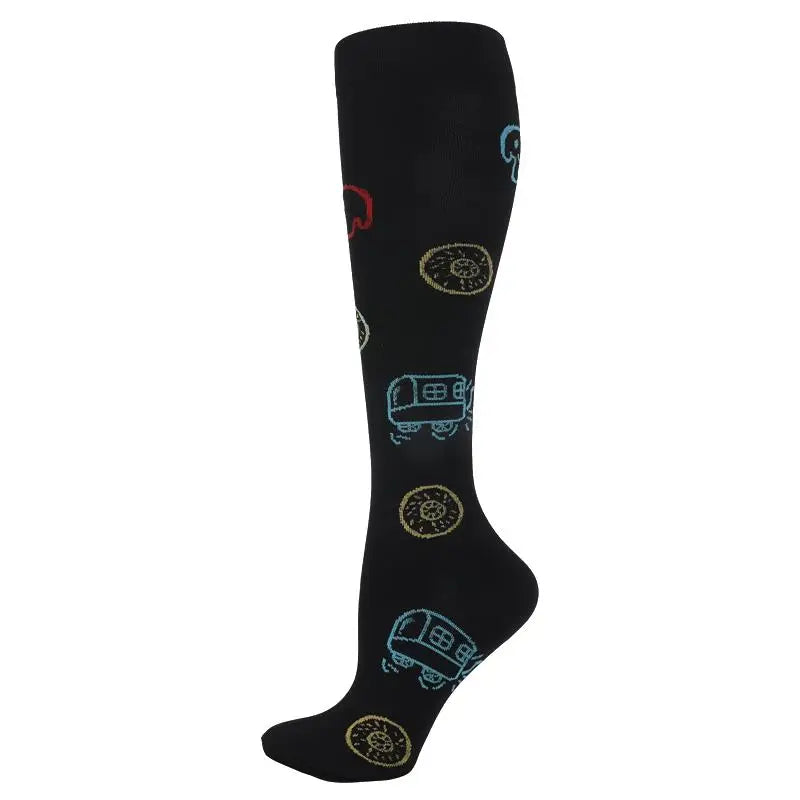 58 Style Compression Socks Medical Edema Diabetes Varicose Vein Stockings Graduated Pressure Legging Nursing Knee High Stockings