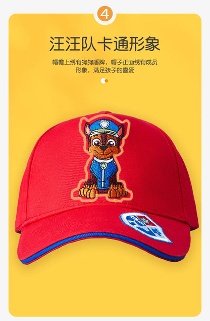 Genuine Paw Patrol Baseball Cap Cartoon Character Outdoor Sports Hat Cute Comfortable Sunscreen Mesh Caps Children's Party Gift