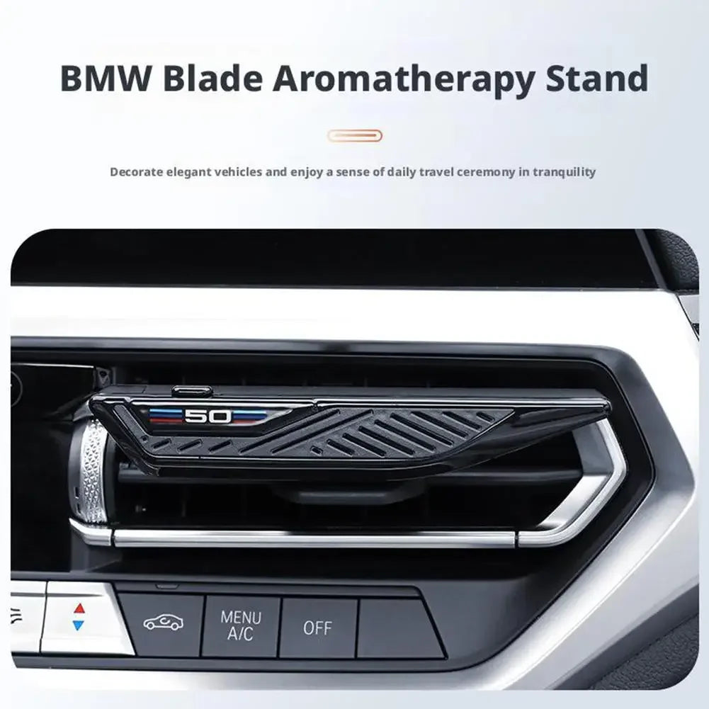 Suitable for BMW car mounted aromatherapy blade air outlet bracket 3 series 5 series X1X3X5 automotive solid fragrance cream int