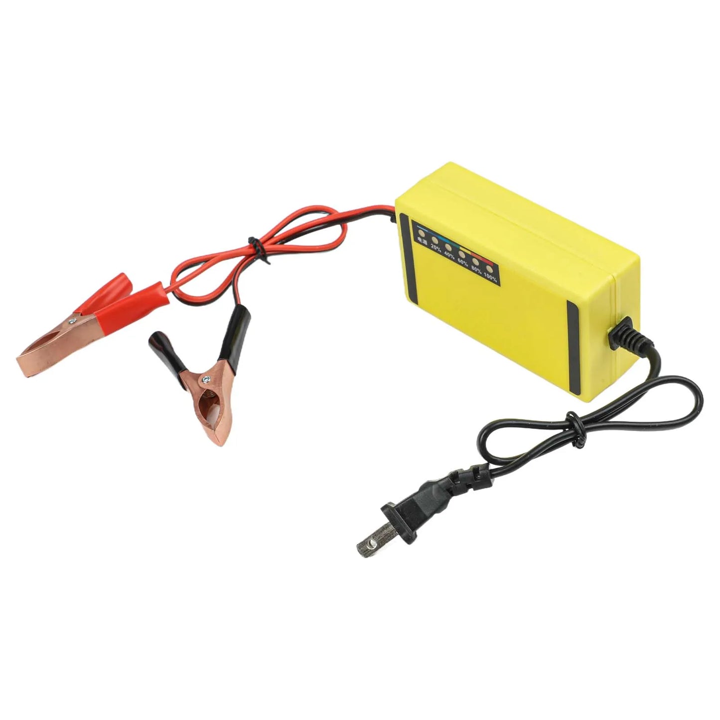 1Pcs Car Battery Charger 12V Fast Charging Automatic High-Power Charger Car Motorcycle Battery Charger Acid Battery Charger