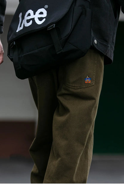 Japanese Streetwear High Quality Cargo Pants For Men Clothing Harajuku Casual Straight-Leg Trousers Korean Fashion Baggy Pants