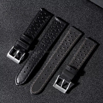Breathable Leather Strap Men Women Universal Cowhide Watchband Business Wristbelt Band Sport Bracelet Accessories 18mm 20mm 22mm