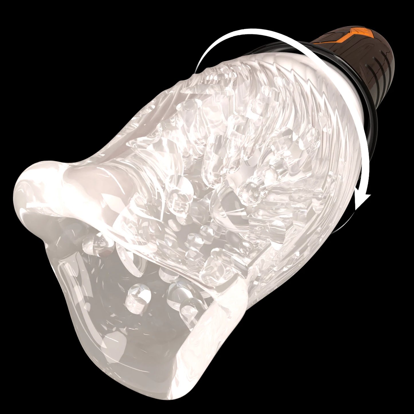 With 5 Rotating Speeds and 10 Modes Male Sucking Masturbator 3D Labia Penis Massager Penis Glans Trainer Masturbator Male Toys