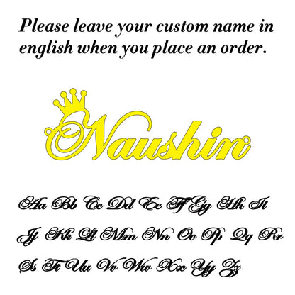 Personalized Customization Name Earrings For Women Stainless Steel Women's Fashion Earrings Jewelry Gift for Lovers